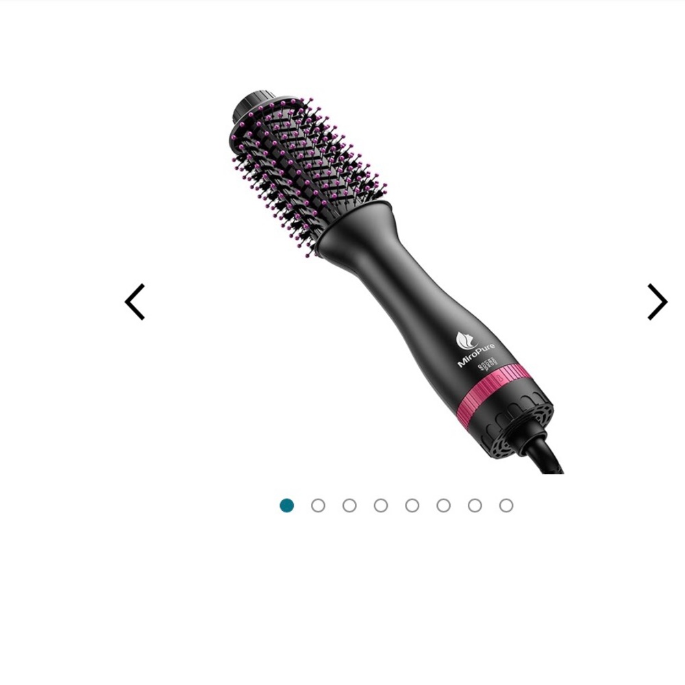 Miropure blow dryer brush 4 in 1 ajustes.